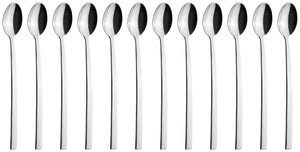 łyżka do lodów/longdrinków Decaso; 20 cm (D); srebro, Griff srebro; 12 sztuka / opakowanie