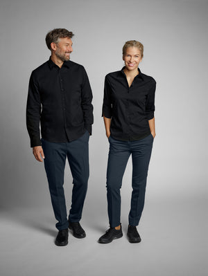 Bluse Dreiviertelarm Porter Regular Fit; Kleidergröße 40; czarny