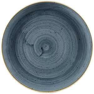 Coupeteller flach Stonecast Blueberry; 21.7 cm (Ø); niebieski/brązowy; okrągły; 12 sztuka / opakowanie