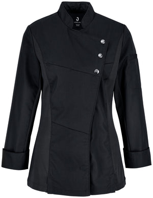 Damenkochjacke Lewis; Kleidergröße 48; czarny