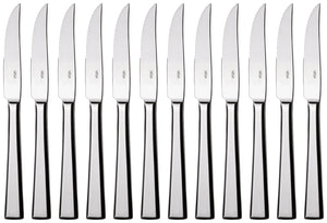 nóż do pizzy/steka Stockholm; 22.7 cm (D); srebro, Griff srebro; 12 sztuka / opakowanie