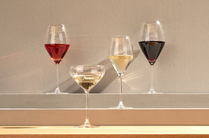 kieliszek do wina białego Amilia ze znacznikiem pojemności; 340ml, 5.4x22.5 cm (ØxW); transparentny; 0.1 l Füllstrich, 6 sztuka / opakowanie