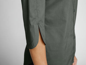 Bluse Dreiviertelarm Porter Regular Fit; Kleidergröße 40; ciemny szary