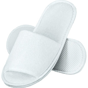 klapki z frotte Lance otwarte; Schuhgröße uniwersalny; biały; 50 para(y) / opakowanie