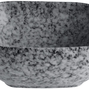 miska Mamoro kwadratowa; 650ml, 15x15x6 cm (DxSxW); czarny/biały; kwadrat; 4 sztuka / opakowanie