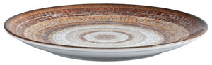Porzellan Teller flach Terra Mosaic rund; 24.5 cm (Ø); terakota/beżowy/brązowy; okrągły; 6 sztuka / opakowanie