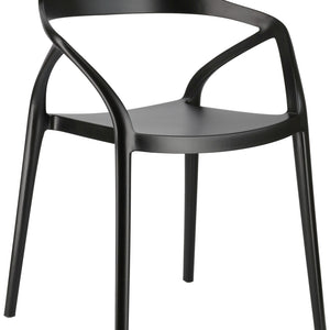 Kunststoff Stuhl Soreva; 57x51x79 cm (SxGxW); czarny; 4 sztuka / opakowanie