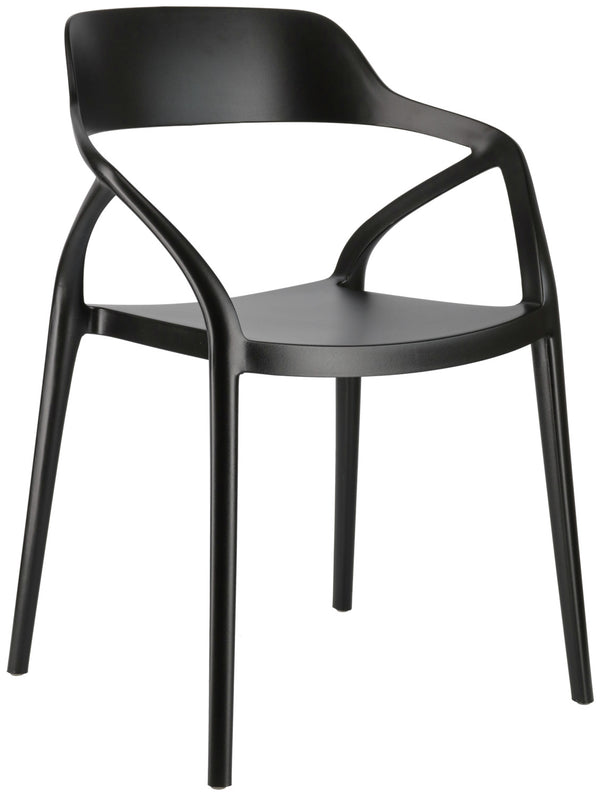 Kunststoff Stuhl Soreva; 57x51x79 cm (SxGxW); czarny; 4 sztuka / opakowanie