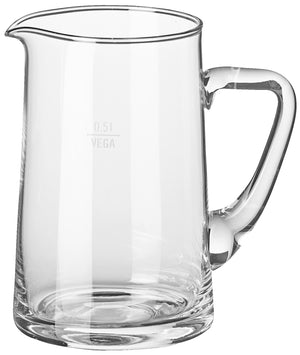 karafka Tarik; 680ml, 7.9x15 cm (ØxW); transparentny; okrągły; 0.5 l Füllstrich, 6 sztuka / opakowanie