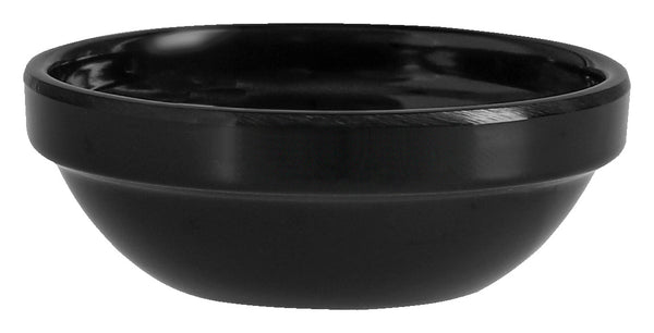 miska z melaminy Sektion; 35ml, 6x2.2 cm (ØxW); czarny; okrągły; 6 sztuka / opakowanie