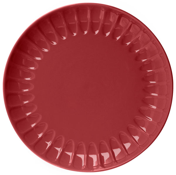 talerz płaski Bel Colore; 21.5 cm (Ø); czerwony; okrągły; 6 sztuka / opakowanie