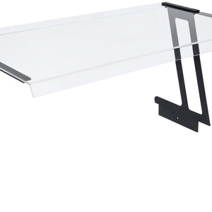 osłona higieniczna Esino GN 1/1; 54.6x33x29.5 cm (DxSxW); transparentny/czarny; prostokątny