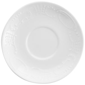spodek do filiżanki do kawy Sinfonie; 14 cm (Ø); biały; okrągły; 6 sztuka / opakowanie