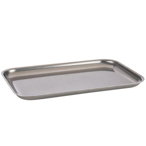 taca VINTAGE; 32x21.5x3 cm (DxSxW); stal nierdzewna; prostokątny