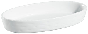 formy do pieczenia Kalumi; 650ml, 23.3x13.2x4 cm (DxSxW); biały; owalny; 3 sztuka / opakowanie