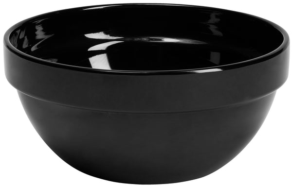 miska z melaminy Sektion; 350ml, 14x6.5 cm (ØxW); czarny; okrągły