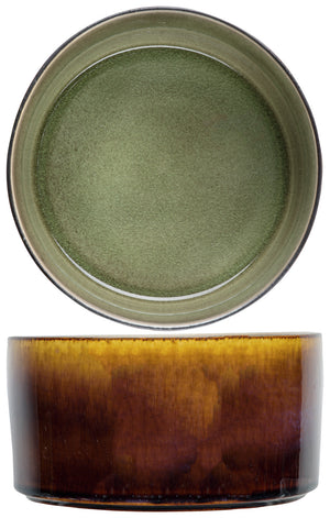miska Quintana; 2150ml, 19.5x10 cm (ØxW); zielony