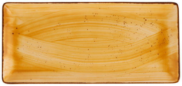 półmisek Nebro; 33.5x16x2.1 cm (DxSxW); żółty; 3 sztuka / opakowanie