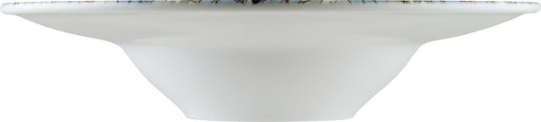 talerz do makaronu Luca Mosaic; 400ml, 28x5.5 cm (ØxW); pomarańczowy/ciemny niebieski/jasny niebieski/żółty/biały; okrągły; 6 sztuka / opakowanie