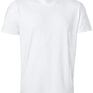 t-shirt męski Double-V (opak. 2 szt.); Kleidergröße L; biały; 2 sztuka / opakowanie