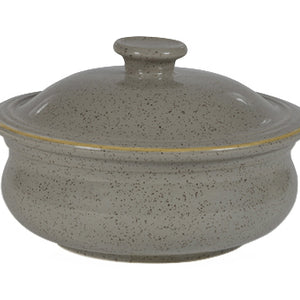 Eintopfschale Stonecast Peppercorn M Deckel 43cl; 430ml, 14 cm (Ø); szary/brązowy; okrągły; 6 sztuka / opakowanie
