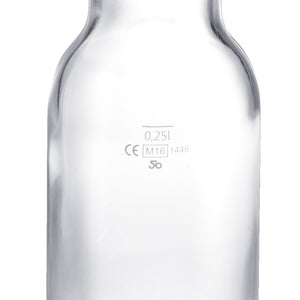karafka Purity; 330ml, 7.8x17.5 cm (ØxW); transparentny; okrągły; 0.25 l Füllstrich, 6 sztuka / opakowanie