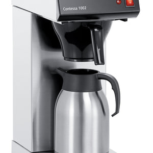 ekspres do kawy Contessa 1002; 2000ml, 21.5x52x39 cm (SxWxG); czarny/srebro