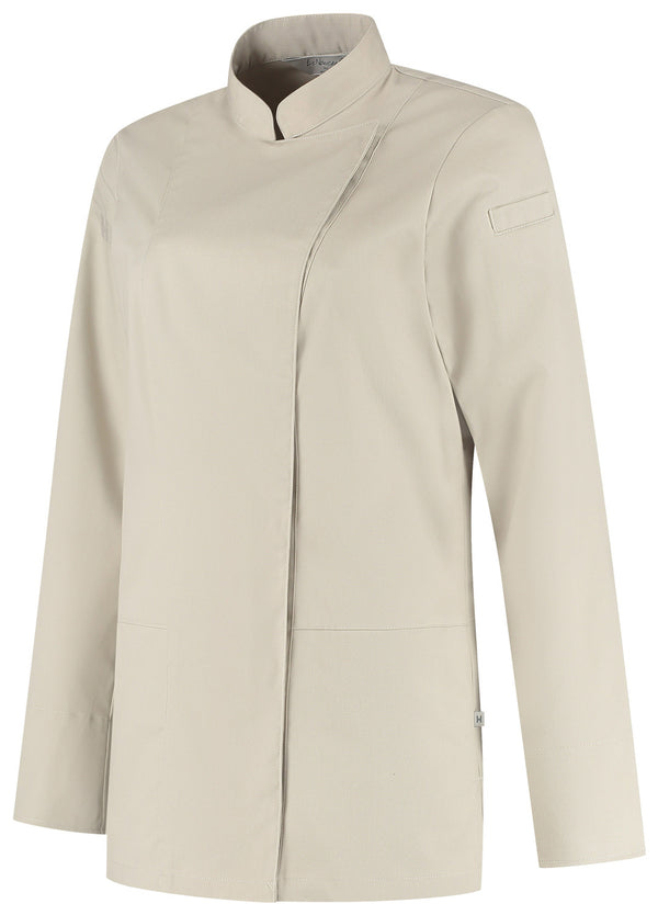 Kochjacke Lynn ; Kleidergröße 4XL; kamiennoszary