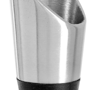 Nalewak do wina Adaline; 6.7 cm (W); czarny/srebro