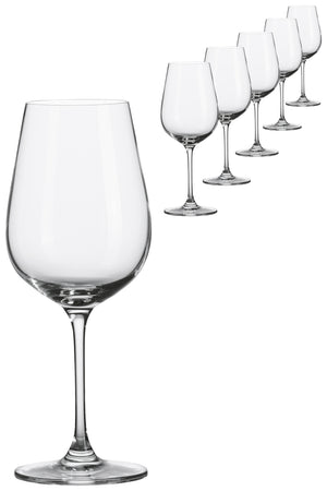 kieliszek do wina czerwonego Medina ze znacznikiem pojemności; 480ml, 6.4x23.2 cm (ØxW); transparentny; 0.2 l Füllstrich, 6 sztuka / opakowanie