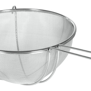 sitko kuchenne Strong; 34 cm (Ø); srebro; okrągły