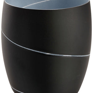 Universalglas Aniani; 450ml, 8.2x9.9 cm (ØxW); czarny/biały; 6 sztuka / opakowanie