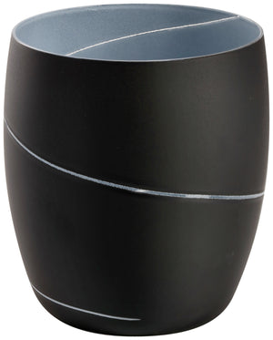 Universalglas Aniani; 450ml, 8.2x9.9 cm (ØxW); czarny/biały; 6 sztuka / opakowanie