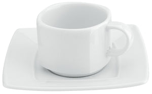 filiżanka do kawy Melbourne; 180ml, 8x6 cm (ØxW); biały; okrągły; 6 sztuka / opakowanie