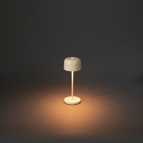 lampa stołowa LED Lille mini; 7.5x20 cm (ØxW); piasek