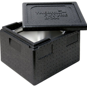 pojemnik termiczny 1/2 GN; 19000ml, 39x33x28 cm (DxSxW); czarny