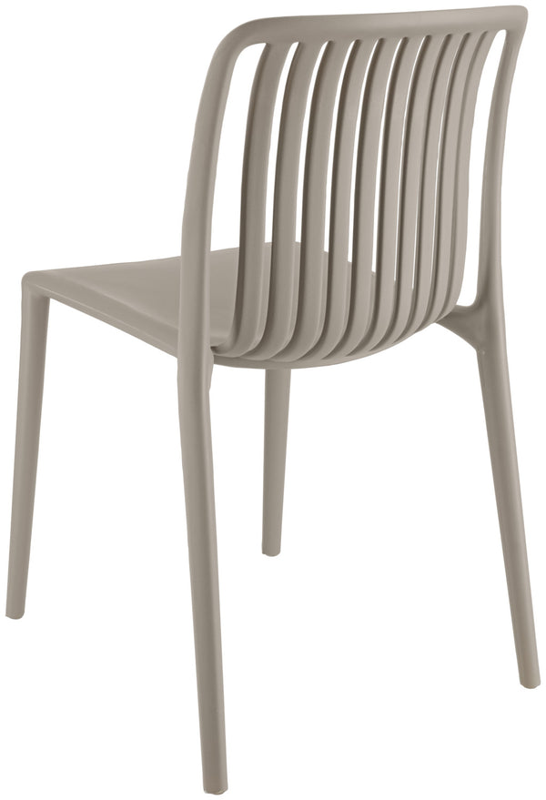 Kunststoff Stuhl Tavira; 50x52.5x77 cm (SxGxW); taupe; 2 sztuka / opakowanie