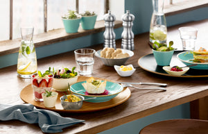 karafka Ypsilon ze znacznikiem pojemności; 560ml, 5.9x20.5 cm (ØxW); transparentny; okrągły; 0.5 l Füllstrich, 6 sztuka / opakowanie