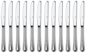 nóż stołowy San Remo; 23.2 cm (D); srebro, Griff srebro; 12 sztuka / opakowanie