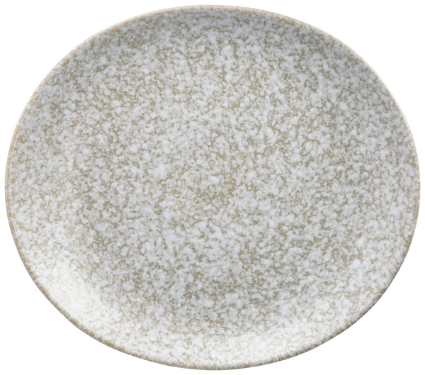 talerz płaski Mamoro organiczny; 31x26.5x3.5 cm (DxSxW); beżowy/biały; organiczny; 3 sztuka / opakowanie