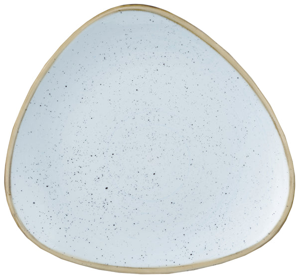 talerz Stonecast Duck Egg okrągły; 22.9 cm (S); jasny niebieski/brązowy; trójkątny; 12 sztuka / opakowanie