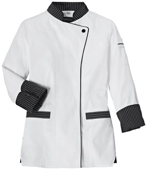 bluza kucharska damska Pascal; Kleidergröße 48; biały