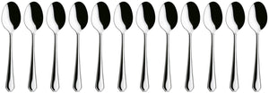 łyżka stołowa Tunis Basic; 19.5 cm (D); srebro, Griff srebro; 12 sztuka / opakowanie
