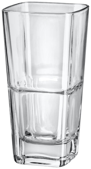 Longdrinkglas Palladio Quadro stapelbar; 320ml, 7x14 cm (ØxW); transparentny; 6 sztuka / opakowanie
