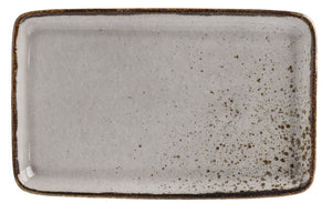 półmisek Palana; 21x13x2.1 cm (DxSxW); szary; prostokątny; 6 sztuka / opakowanie