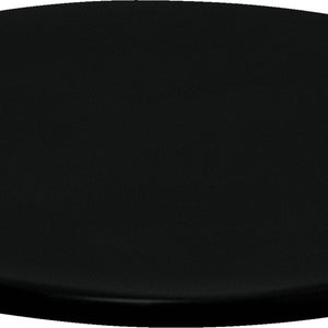 blat Topalit okrągły; 80 cm (Ø); czarny; okrągły