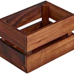 skrzynia drewniana Wantage bez uchwytu akacja; 15x10x8 cm (DxSxW); akacja brąz