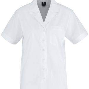 Bluse Kurzarm Magnum Comfort Fit; Kleidergröße 46; biały