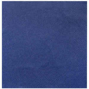 Papierserviette 2-lagig; 39x39 cm (SxD); ciemny niebieski; 100 sztuka / opakowanie