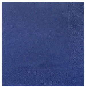 Papierserviette 2-lagig; 39x39 cm (SxD); ciemny niebieski; 100 sztuka / opakowanie